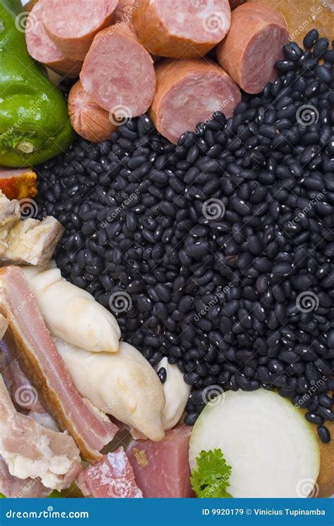 Feijoada Ingredients stock image. Image of meat, recipe - 9920179