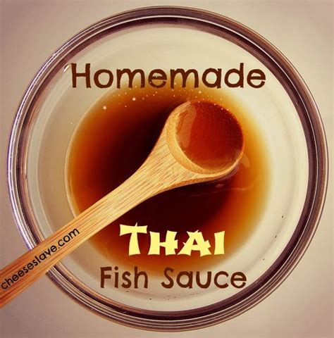 LEKKER RESEPTE VIR DIE JONGERGESLAG: HOMEMADE THAI FISH SAUCE