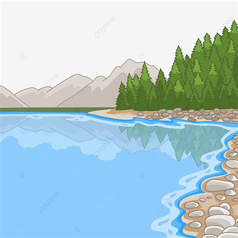 Sungai Sungai Yang Tenang, Clipart Sungai, Sungai, Anak Sungai PNG Transparan Clipart dan File ...