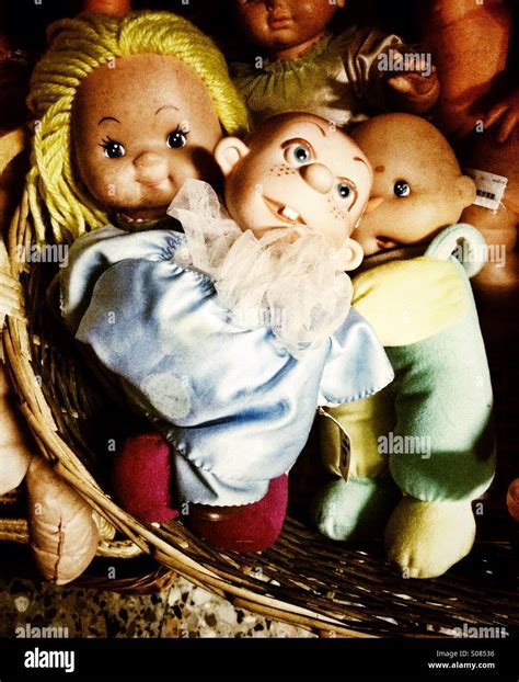 Creepy abandoned dolls Stock Photo - Alamy