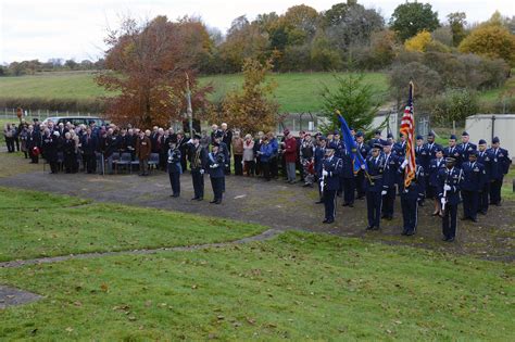 Remembrance ceremony held at RAF Welford for those lost in bomber accident in WWII > U.S. Air ...