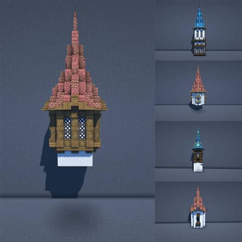 Fantasy and Medieval Tower Roof Designs