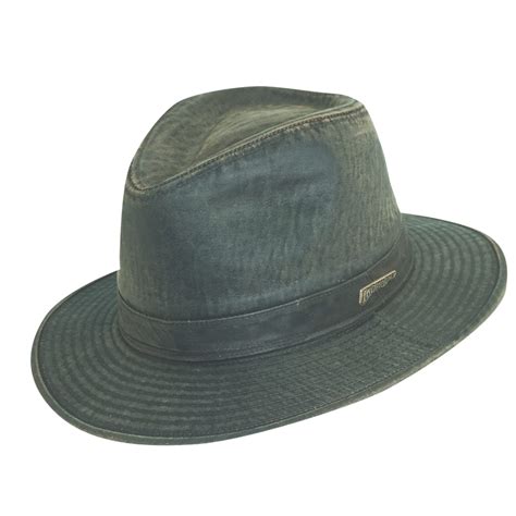 Indiana Jones Weathered Cotton Fedora Hat – Explorer Hats