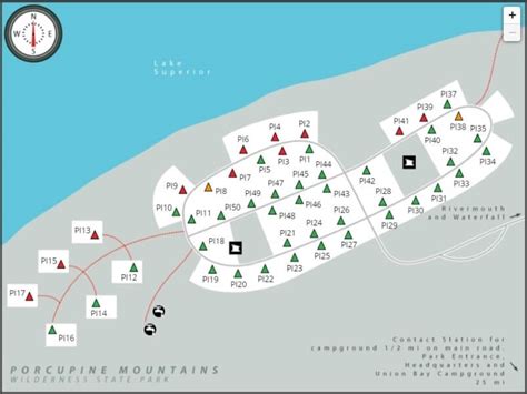 Presque Isle State Park Map