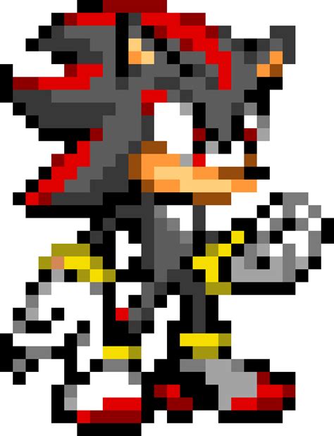 Sonic Shadow Advance Pixel Art By Pixelpower On Deviantart | The Best ...