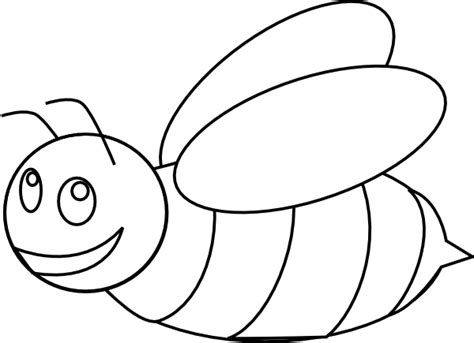 Free Cartoon Bee Coloring Page, Download Free Cartoon Bee Coloring Page ...