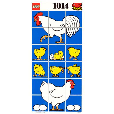 LEGO Mosaic Puzzle Card Chicken | Brick Owl - LEGO Marketplace