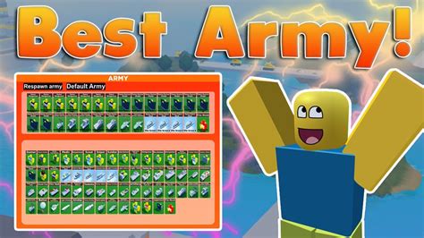 THIS IS THE MOST *POWERFUL* ARMY IN NOOB ARMY TYCOON!! (Roblox Noob Army Tycoon) - YouTube