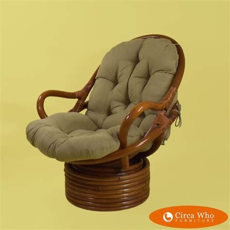 Single Papasan Swivel Chair | Circa Who