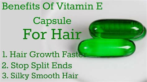 Top uses of Vitamin E Oil for Hair || Benefits of Vitamin E Oil for ...