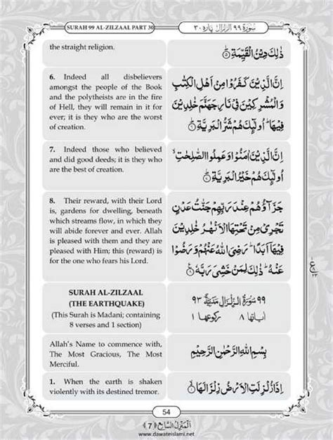 Surah Bayyinah English PDF - Online Download English Translation PDF