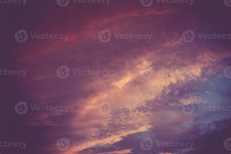 Red Sunset Clouds Retro 11957256 Stock Photo at Vecteezy