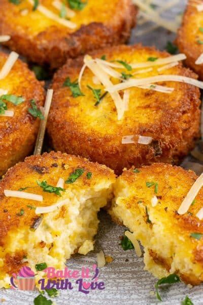 Fried Polenta Cakes - Bake It With Love