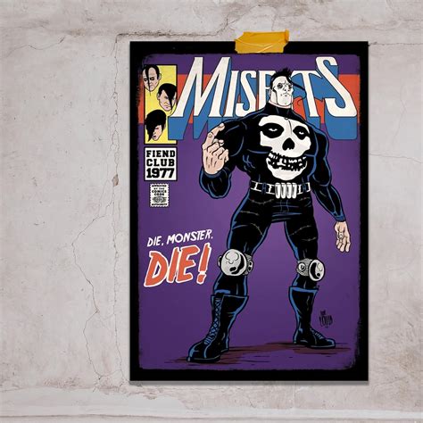 Misfits Comic Poster Misfits Book Cover Poster High - Etsy