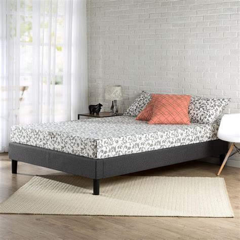 Zinus Essential Full Upholstered Platform Bed Frame-HD-EFPB-F - The ...