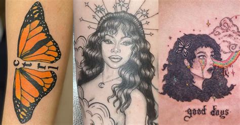 Stunning SZA Tattoos