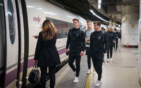 Barça take high speed train to Madrid