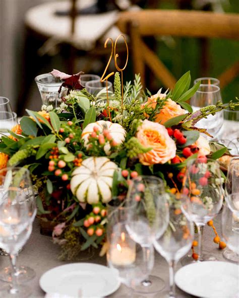 66 Rustic Fall Wedding Centerpieces Martha Stewart Weddings