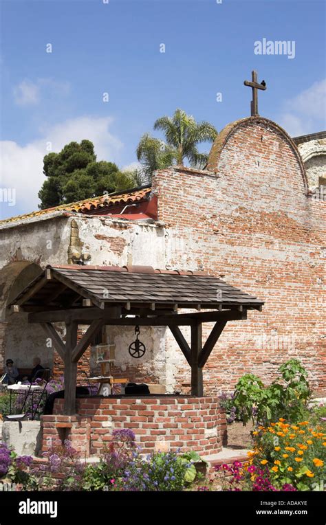 Mission facade, Mission Basilica San Juan Capistrano, California, USA Stock Photo - Alamy