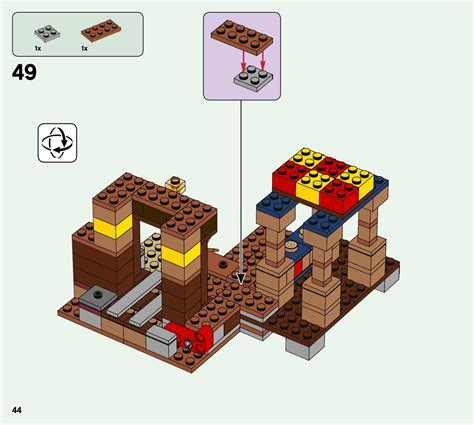 LEGO 21167 The Trading Post Instructions, Minecraft