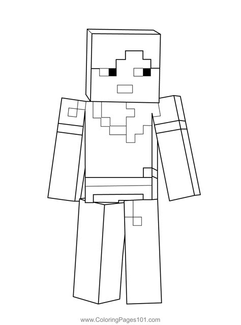 Minecraft Coloring Pages Alex Creeper – NBKomputer