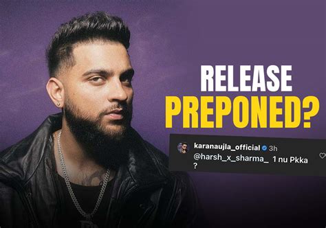 Karan Aujla Hints At Releasing Song 'Admirin’ You' on 1st August