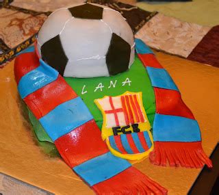 Deezert: FC Barcelona Football Cake