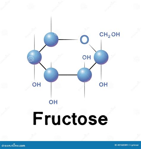 Fructose Molecule Stock Vector - Image: 40168389