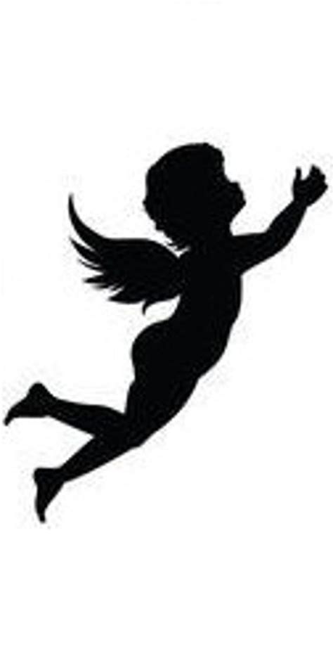 Flying Angel 250 F 20 H | Angel flying, Flying tattoo, Angel silhouette