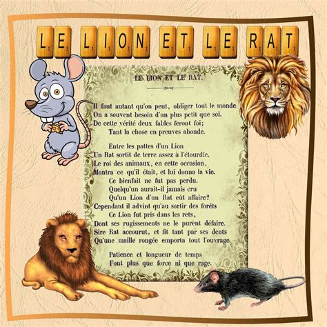 Le lion et le rat | Forum Le monde du Scrap