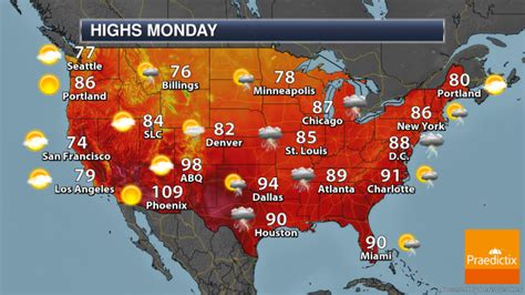 Temperatures Climb Out West This Week – Weather Outlook For Monday ...