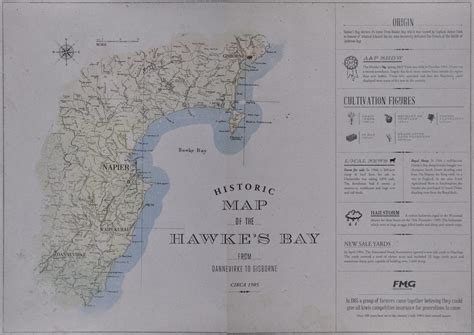 Historic Map of the Hawke’s Bay 1905 : Hawke's Bay Knowledge Bank