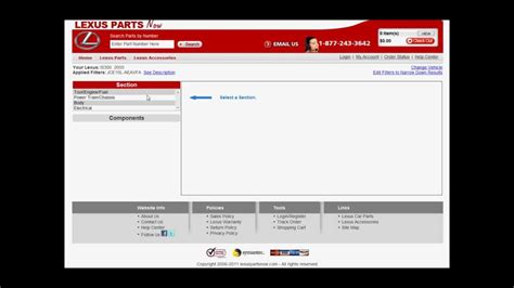 How to find parts in the Lexus parts catalog - YouTube