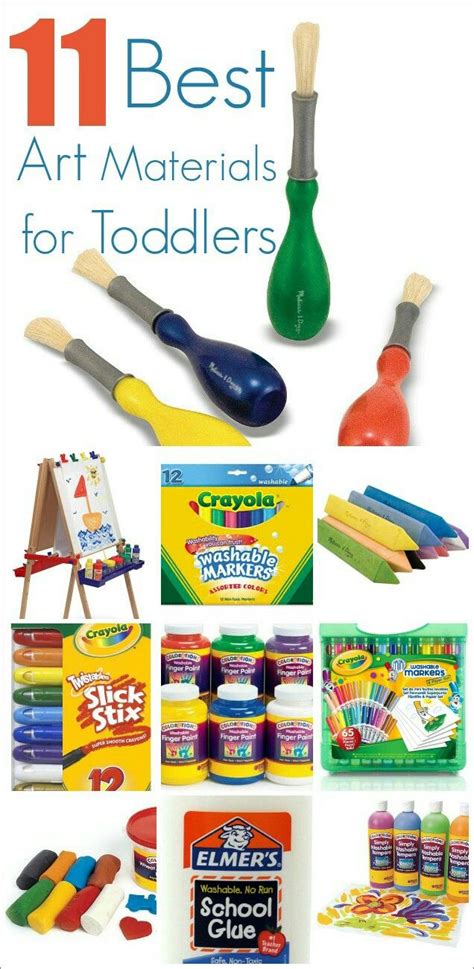 11 best art materials for toddlers | Toddler art, Toddler, Toddler fun