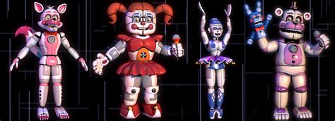 3DsMax - Sister Location Animatronics : r/fivenightsatfreddys