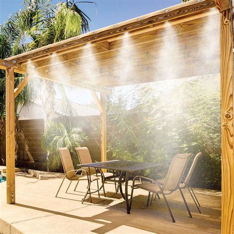 Buy Now! | Patio misting system, Backyard patio, Outdoor misting systems