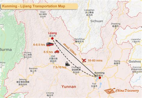 Kunming to Lijiang: Flight, Train & Bus, Kunming Lijiang Transportation