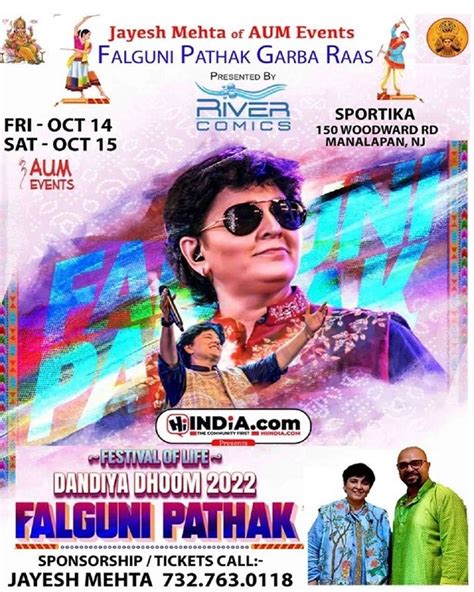 Falguni Pathak Dandiya Dhoom 2022 - New Jersey