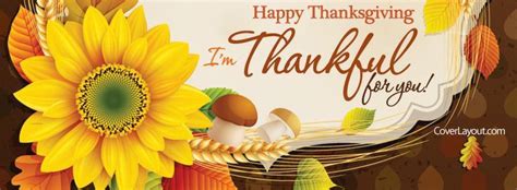 Happy Thanksgiving! | Thanksgiving facebook covers, Best facebook cover photos, Facebook cover