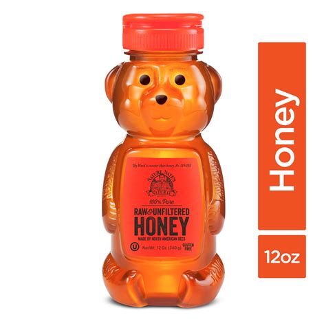 Nature Nates 100% Pure Raw & Unfiltered Honey, 12 Oz - Walmart.com - Walmart.com