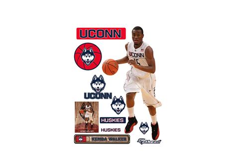 Life-Size Kemba Walker UConn Wall Decal | Shop Fathead® for UConn ...