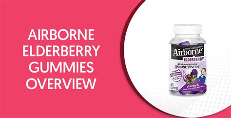 Airborne Elderberry Gummies Reviews - How Does It Work?