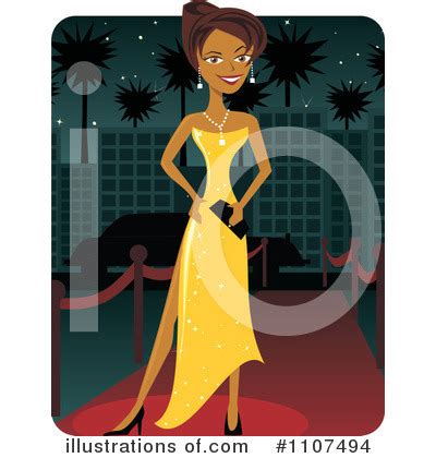 Actress Clipart #1107494 - Illustration by Amanda Kate