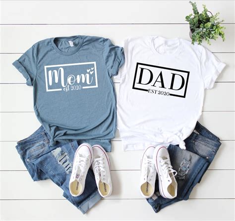 Couples Shirts Mom and Dad Shirts Mommy and Daddy Shirts - Etsy