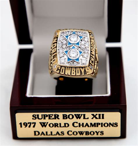 1977 DALLAS COWBOYS NFL Super Bowl Championship Ring Staubach 18K GOLD PLATED | Dallas cowboys ...