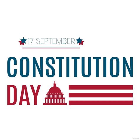 Constitution and Citizenship Day Clip Art in PSD, Illustrator, SVG, JPG ...