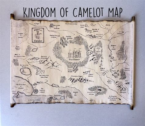 Kingdom of Camelot Map Merlin on BBC Map King Arthur Map of | Etsy in 2021 | Merlin, King arthur ...