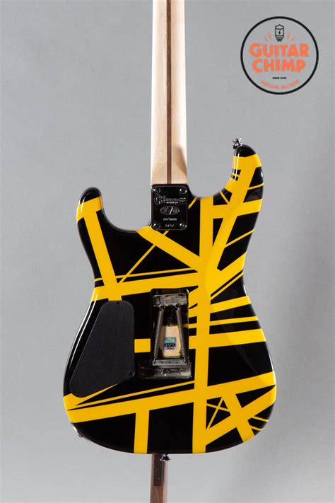 2005 Charvel EVH Art Series Eddie Van Halen Black and Yellow Stripes ...