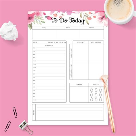 Planner printable 2020 planner calendar daily planner daily ...