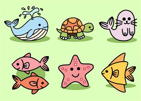 Cartoon Ocean Fish